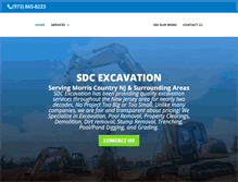 Tablet Screenshot of njexcavators.com